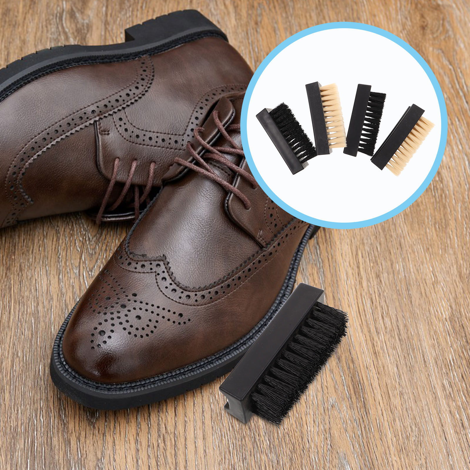 Sneaker Care Cleaner - 4Pcs Multifunction Shoe Brush Set Soft