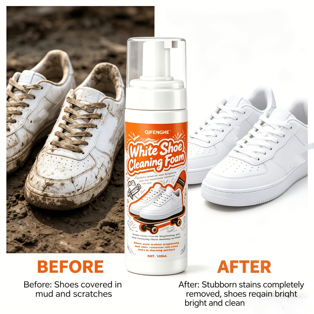 Portable No Rinse White Shoe C - Sneaker Care Cleaner ulasan dan harga