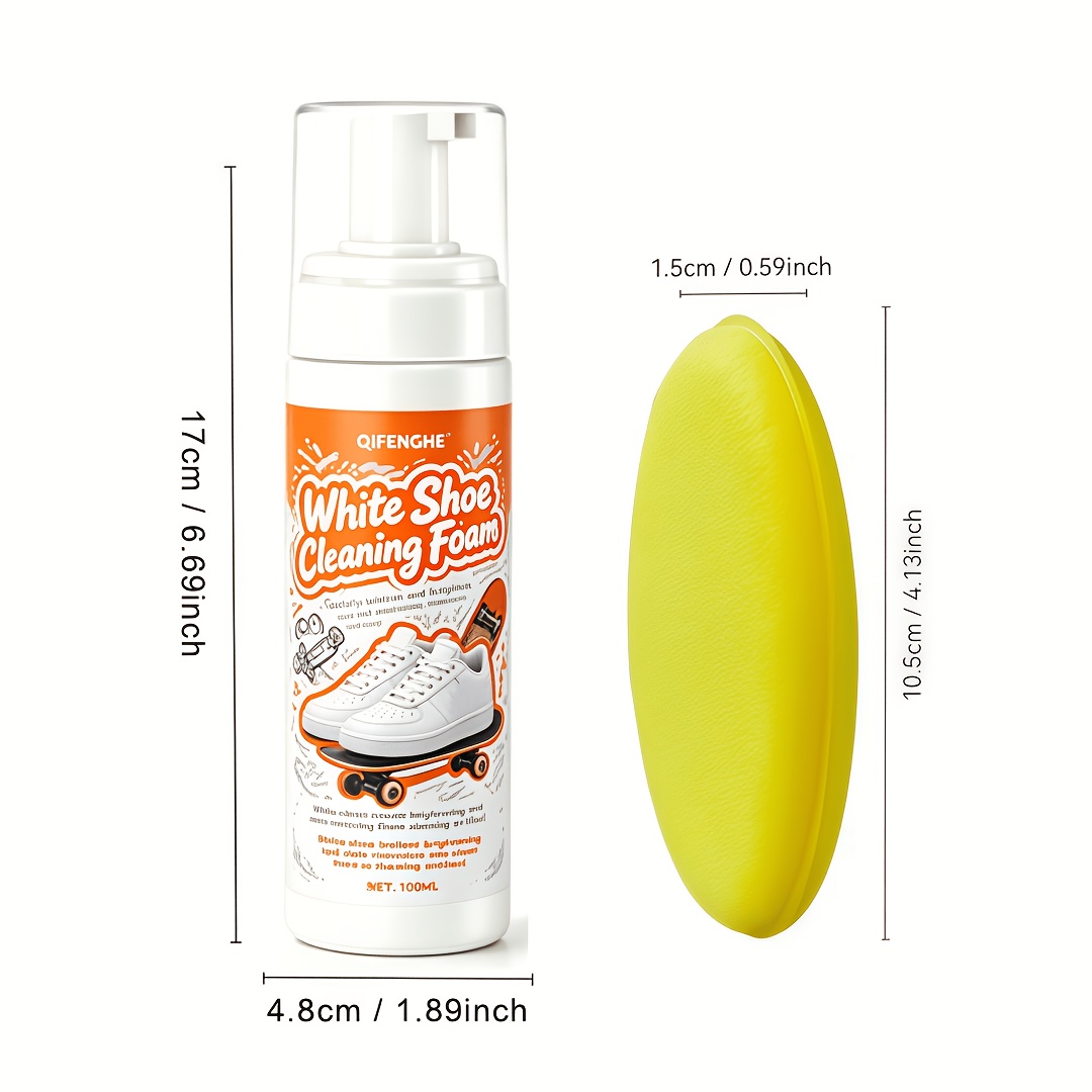 Portable No Rinse White Shoe C - Sneaker Care Cleaner ulasan dan harga