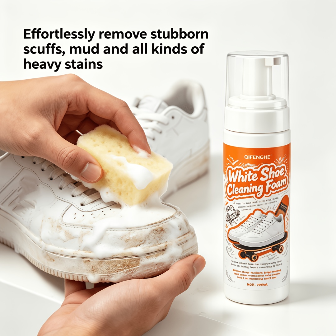 Portable No Rinse White Shoe C - Sneaker Care Cleaner ulasan dan harga