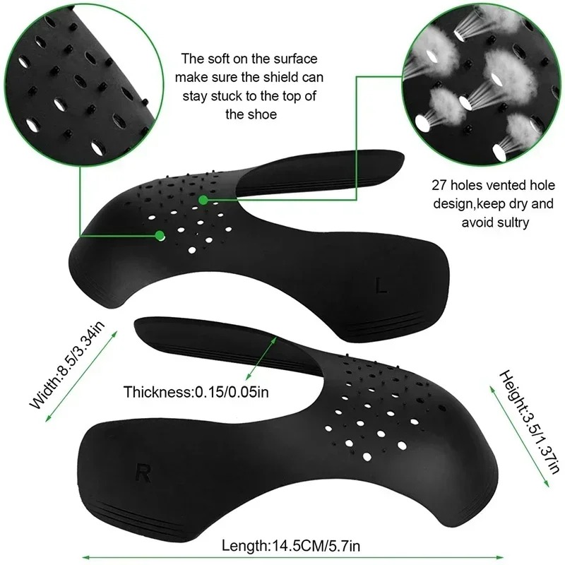 4Pcs Anti Crease Shoe Protecto - Crease Protector Toe ulasan dan harga