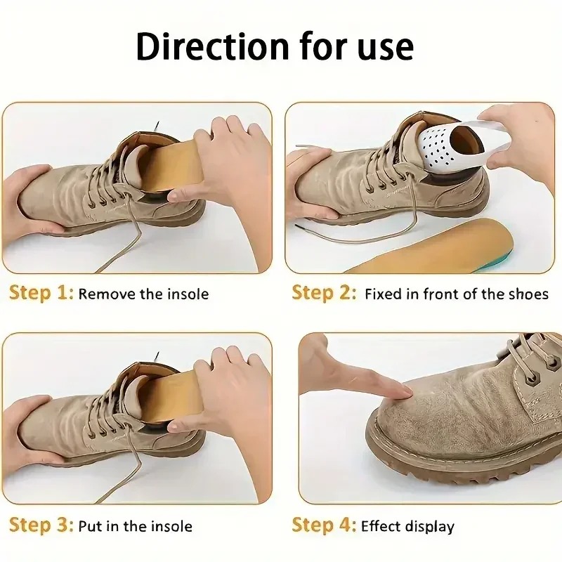 4Pcs Anti Crease Shoe Protecto - Crease Protector Toe ulasan dan harga