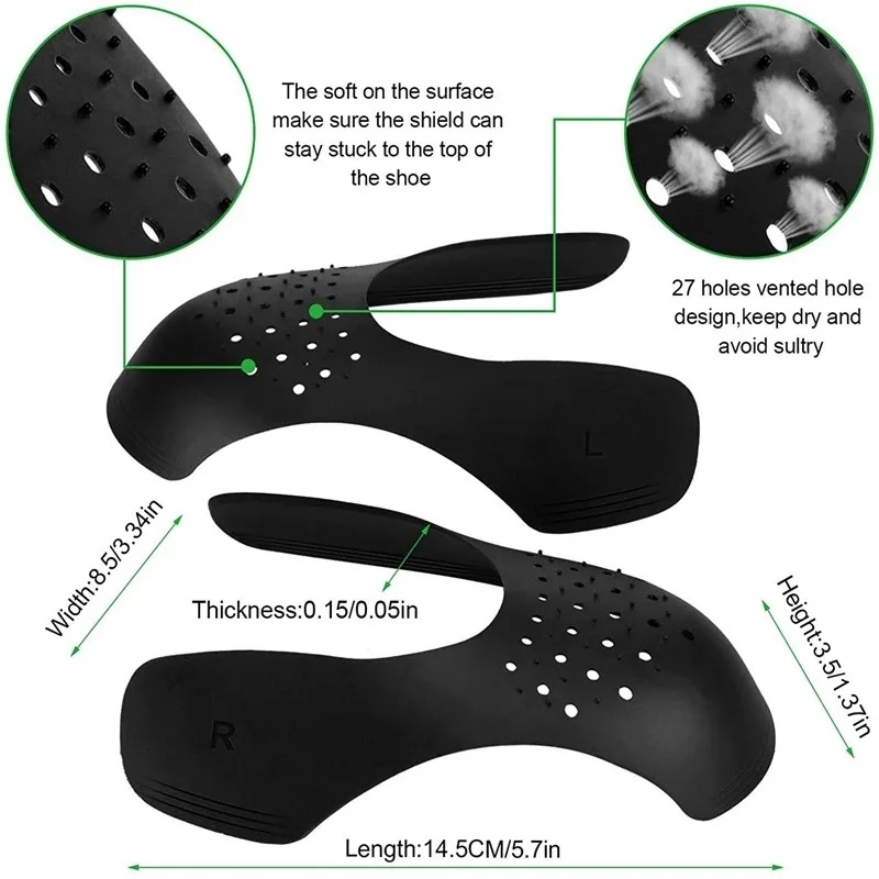 1 Pair Crease Protector Shoe A - Crease Protector Toe ulasan dan harga