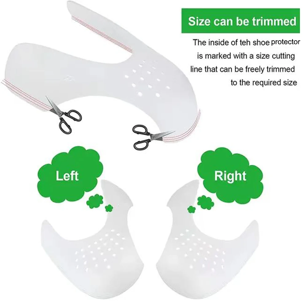 5pairs Crease Protector Shoe H - Crease Protector Toe ulasan dan harga