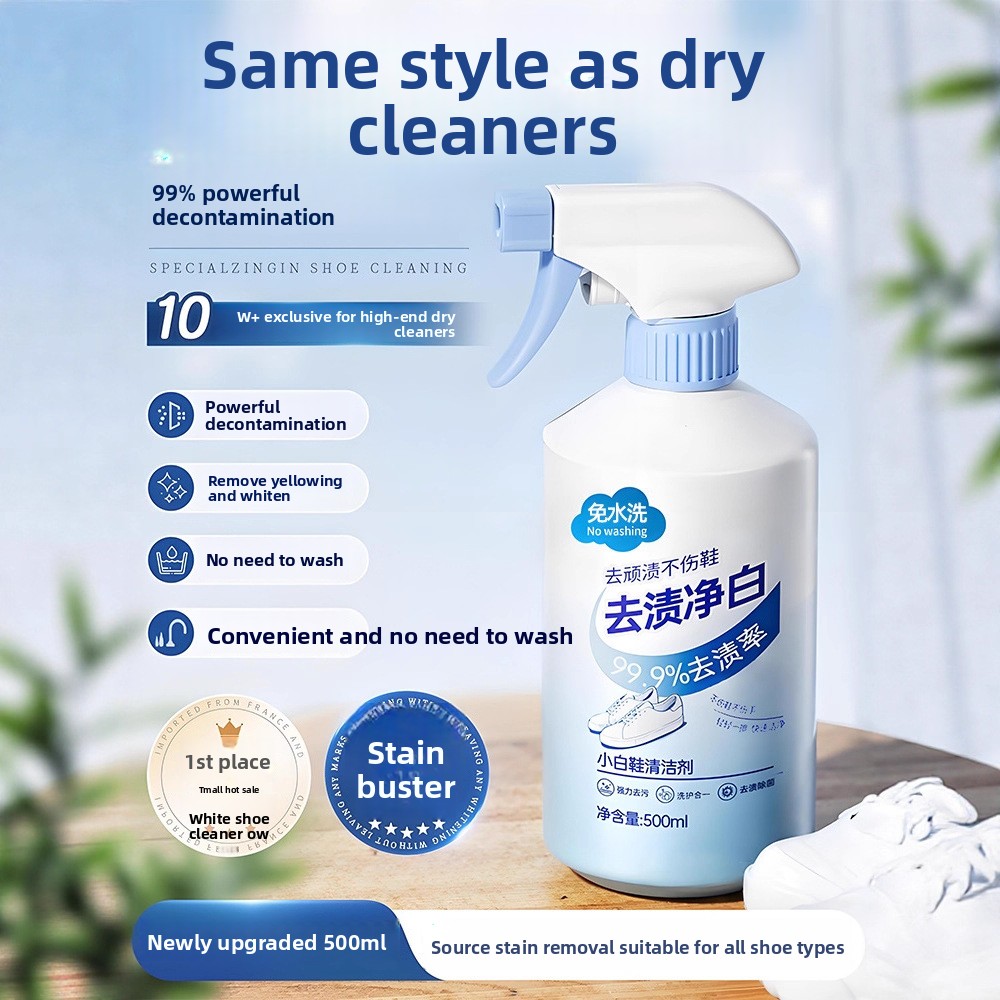 500ml white shoe cleaner no cl - Sneaker Care Cleaner ulasan dan harga